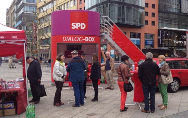 SPD Dialog-Box in Stuttgart