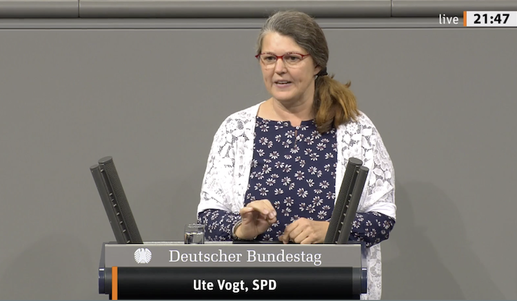 Rede von Ute Vogt im Bundestag zum Programm Perspektive Heimat